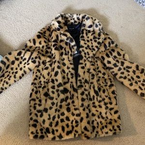 Faux fur coat